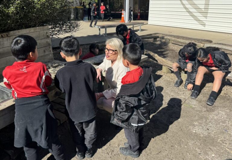 Principal in Person, with Caroline Bush, Mission Heights Primary School