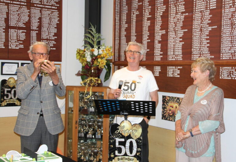 Golden jubilee an ace for tennis club