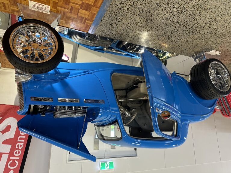 Hand-built Ford hot rod ready for public display