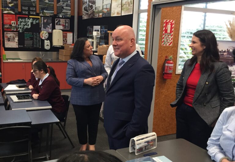 Luxon, Stanford promote NCEA’s replacement during school visit