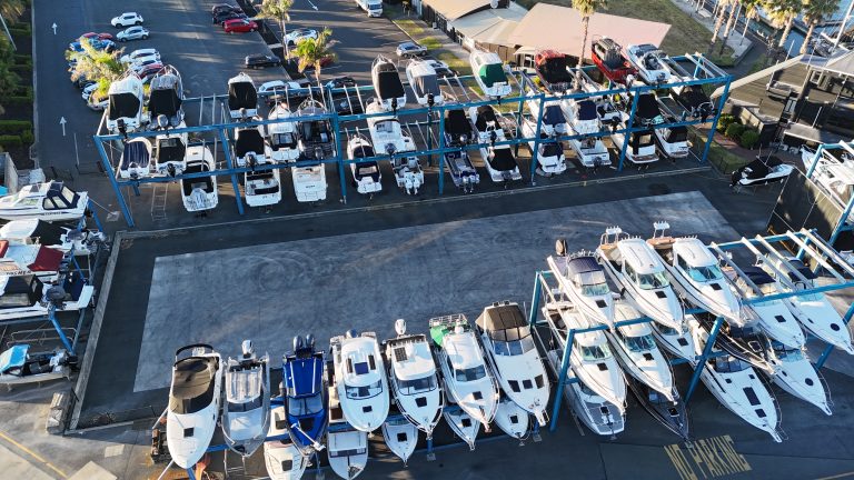 Hassle-free boating starts at Pine Harbour Marina Dry Stack